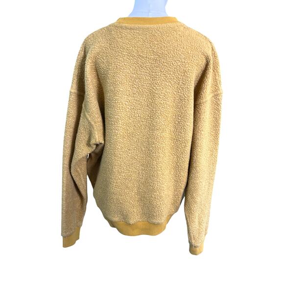 Outdoor Voices Wool Blend Crewneck Sweatshirt Mustard Yellow Size L - Picture 6 of 7